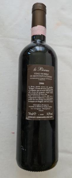 Le Bêrne Vino Nobile Di Montepulciano